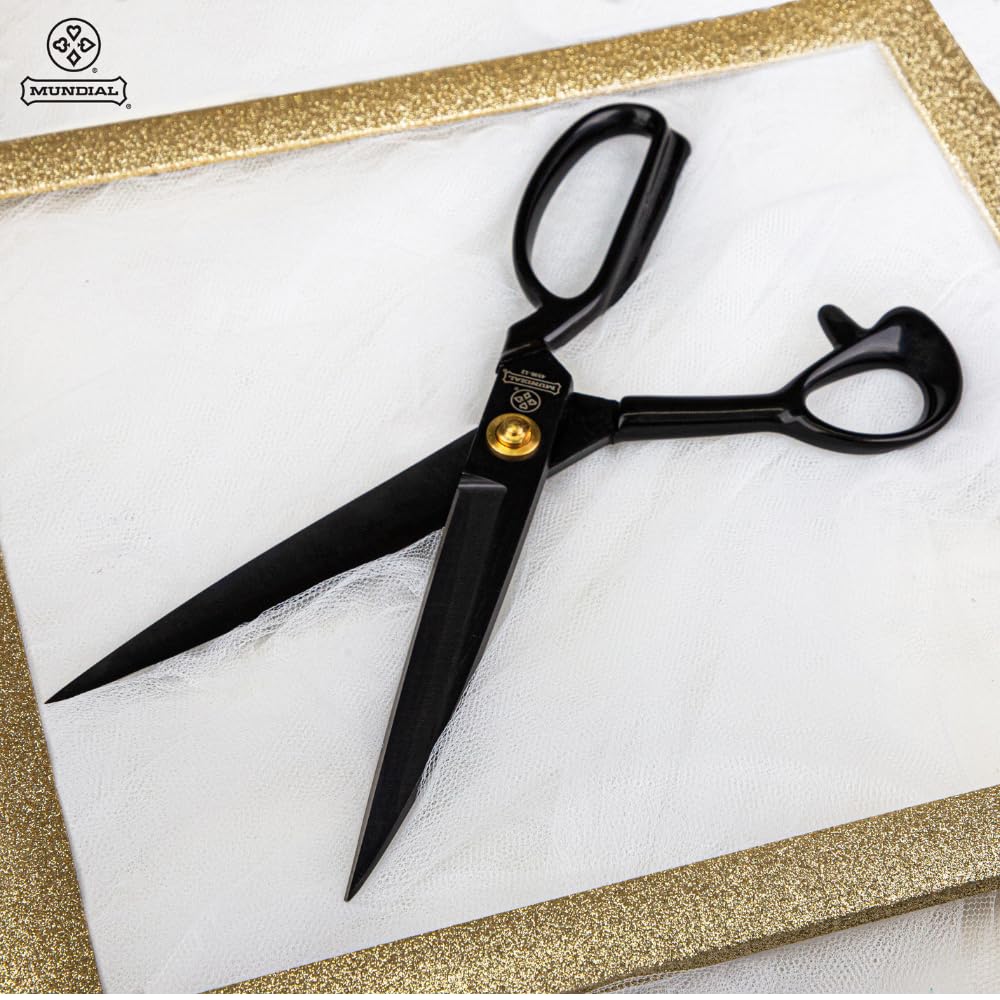 オリンピックのハサミ Amazon.co.jp: Onyx by Mundial、9インチ プロ仕様ファブリックはさみ