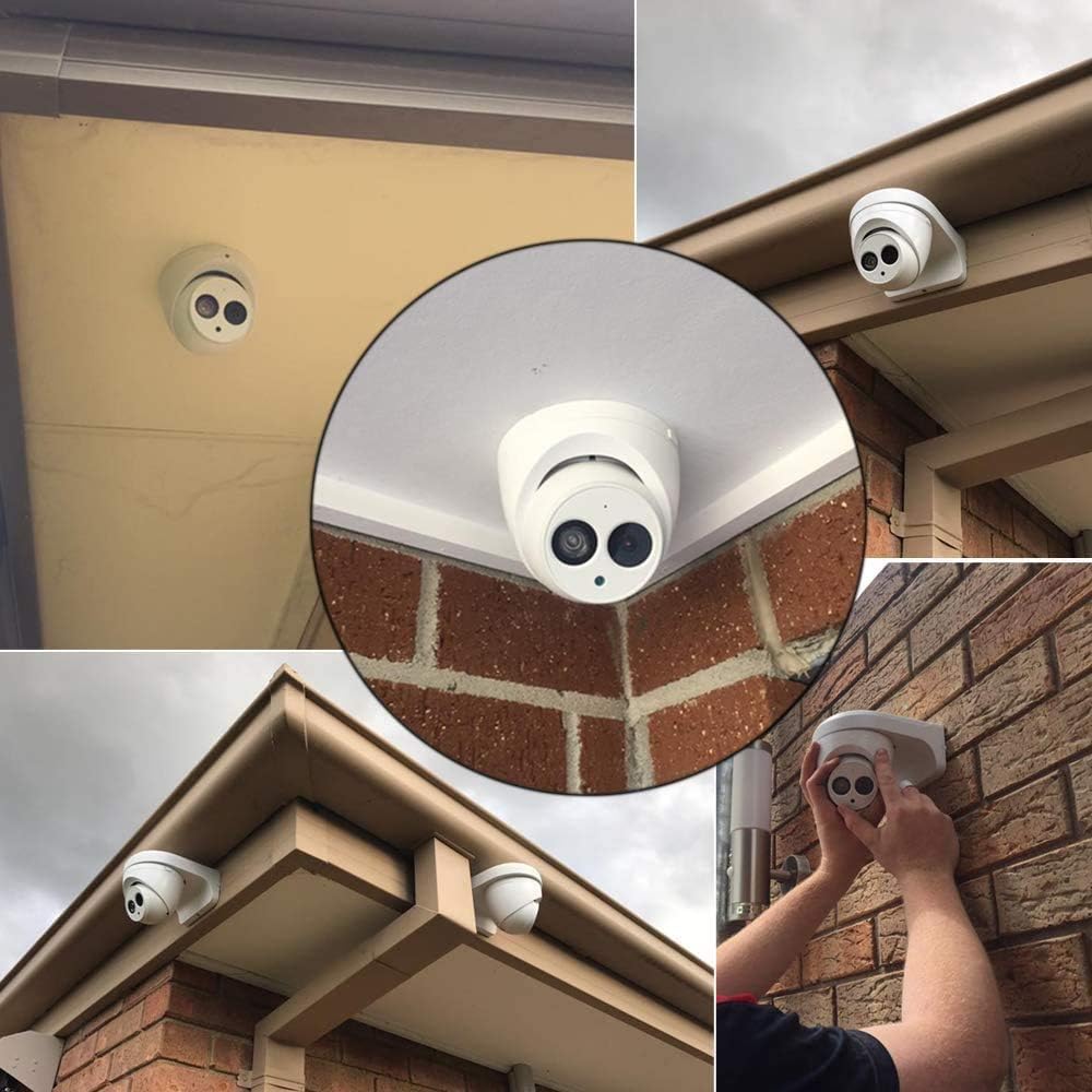 Suреr Chеар 🛒 4MP PoE Turret IP Camera - OEM IPC-HDW4433C-A 3.6mm Outdoor Dome Security Camera with 164ft IR Night Vision, Built-in Mic, H.265+, WDR, DNR, IP67 Waterproof