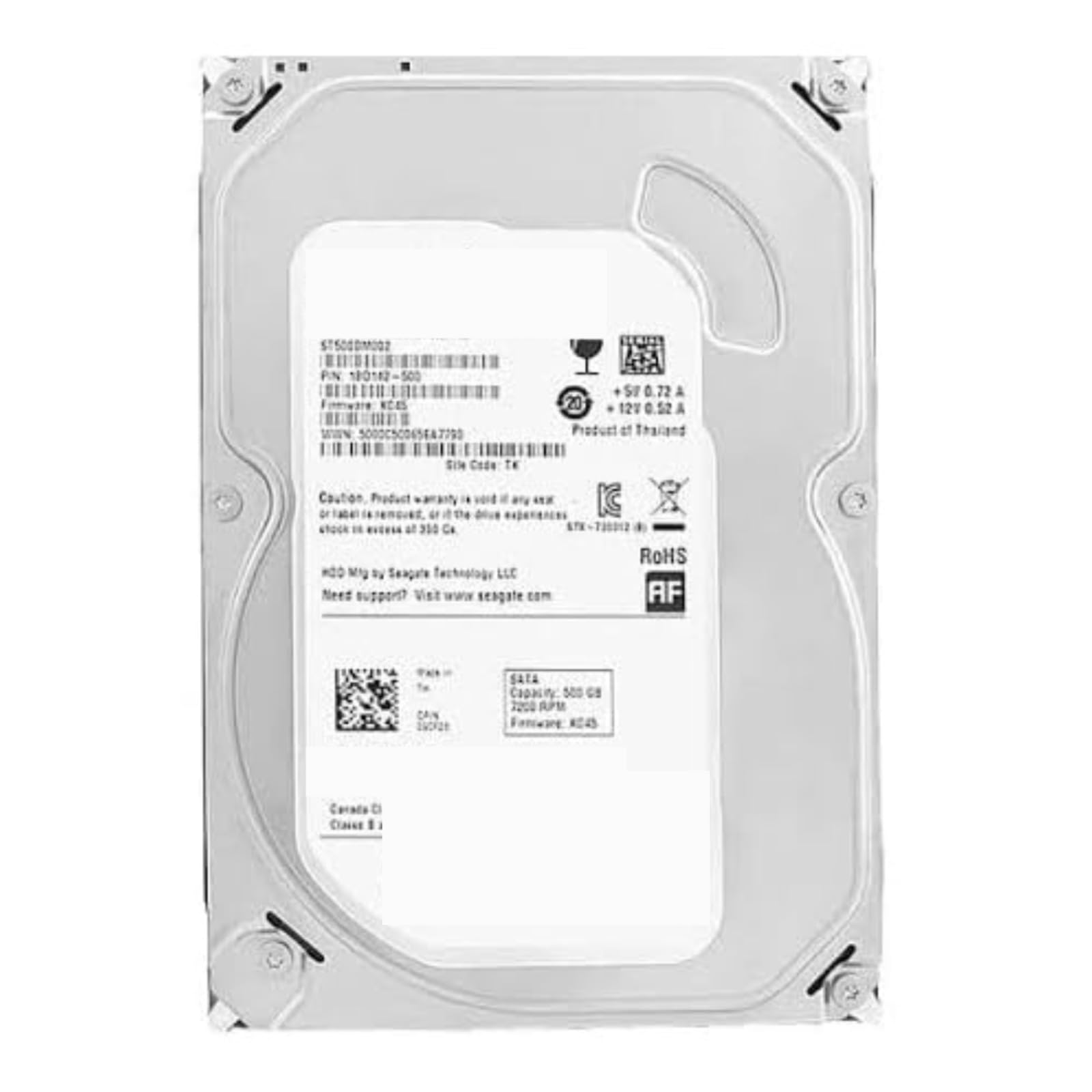 500GB Desktop HDD – 3.5 Inch SATA 6 Gb/s 7200 RPM 32MB Cache for Computer Desktop PC (B0DCYV1FHM) Amazon Price History, Amazon Price Tracker