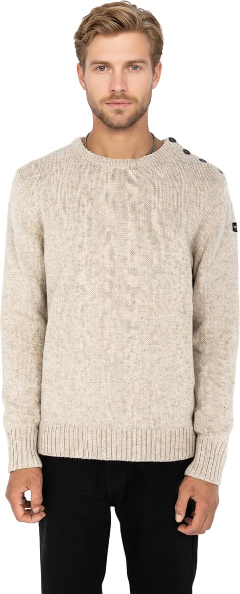 Schott Nyc Men's Beige (Natural Natural) Schott Jumper Not Applicable, Beige (Natural), (Manufacturer Size: Small)