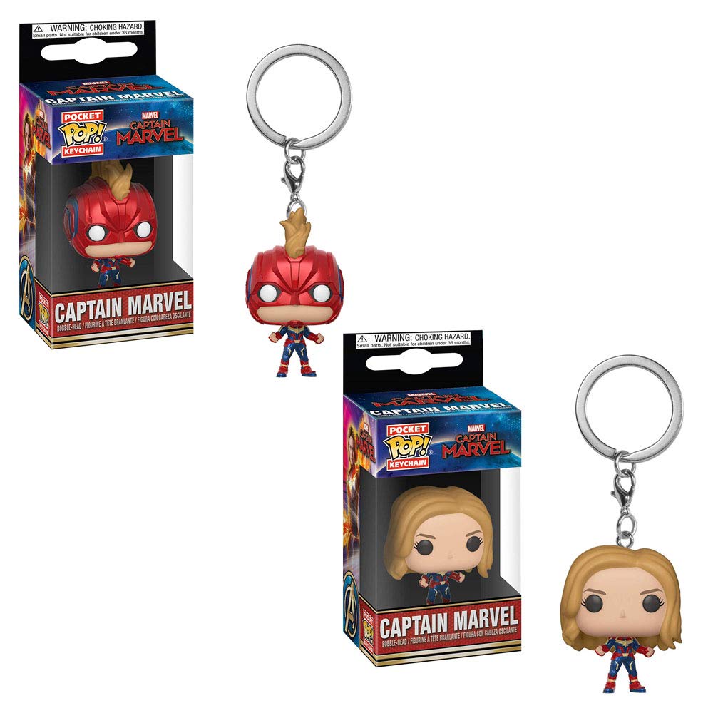 captain marvel keychain funko