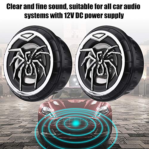 Auto Car Audio Lautsprecher, 2 St¨¹cke Kreative Auto Auto Spinne Muster Super Power Laute Audio Lautsprecher Hocht?ner Lautsprecher