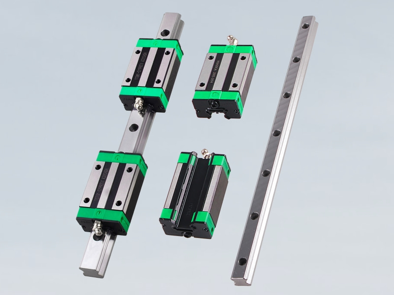 CNCYEAH Lineaire geleidingsset, 2 stuks HGR20-1200 mm lineaire geleidingsrail 1 stuk kogelomloopspindel SFU1605-1200 mm, BF12/BK12 ondersteuning, DSG16H, koppeling, met 4 stuks glijblok voor