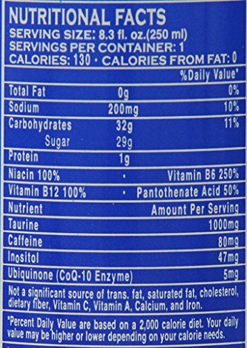 Liquid Ice Energy Drink Regular, 8.3-Ounce Cans (Pack of 24) - Thumbnail 3