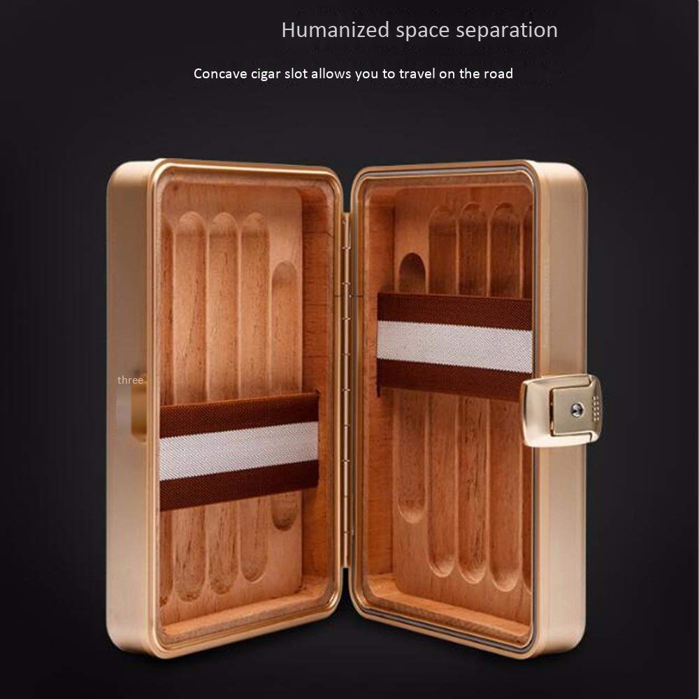 Amazon.com: Commemorative Cigar Moisturizing Box, Aluminum Magnesium Alloy  Box, Waterproof Cigarette Case, Mellow Cedar Wood Cigar Box, Easy to Carry  Save Space : Health & Household