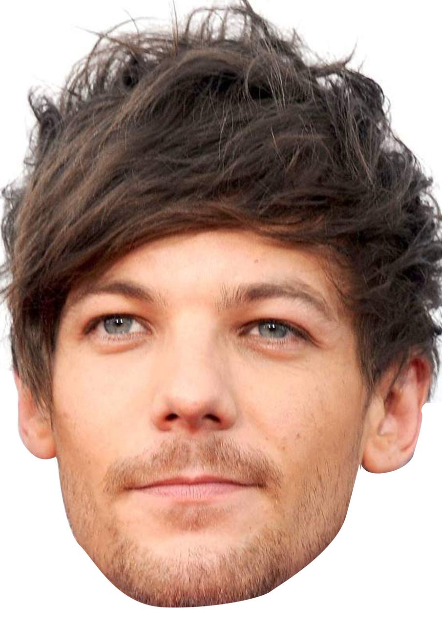 FoxyPrinting Louis Tomlinson X Factor Tv Movie Star Celebrity Cardboard Party Face Mask Fancy Dress