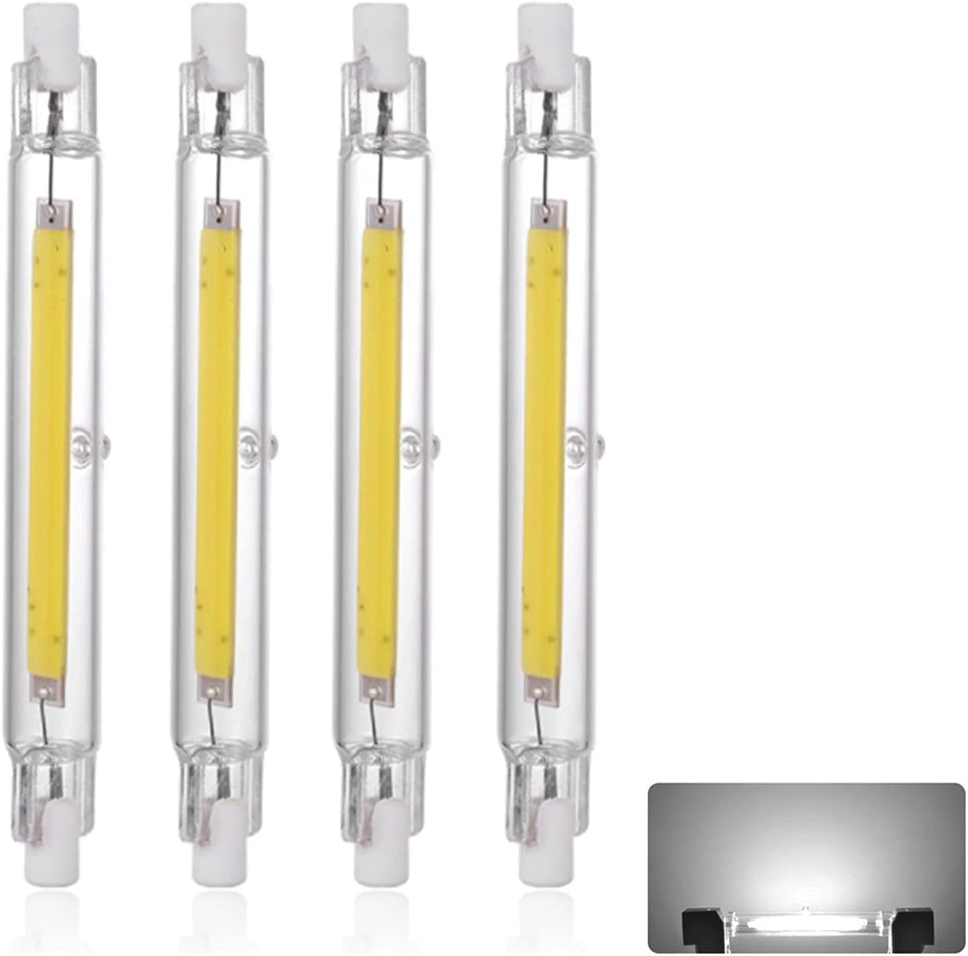 DOUBLX Ampoule LED R7S 118mm 40W Blanc Froid 6000K, 3000LM, Équivalent