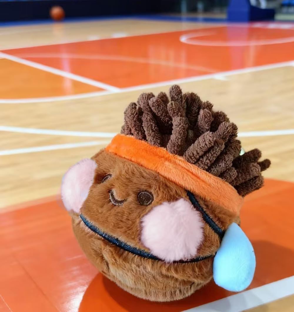 JEWSUN Cute Soft basketball Stuffed Plush Keychain