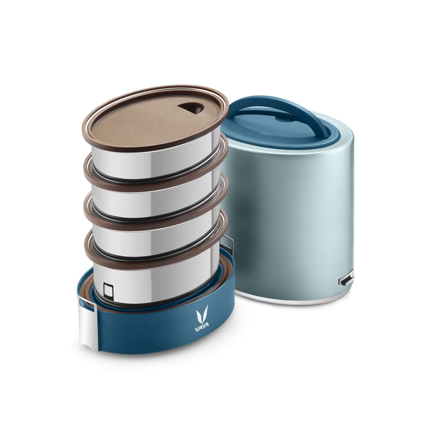 VAYA TYFFYN Jumbo Lunch Box - Stainless Steel Tiffin -8