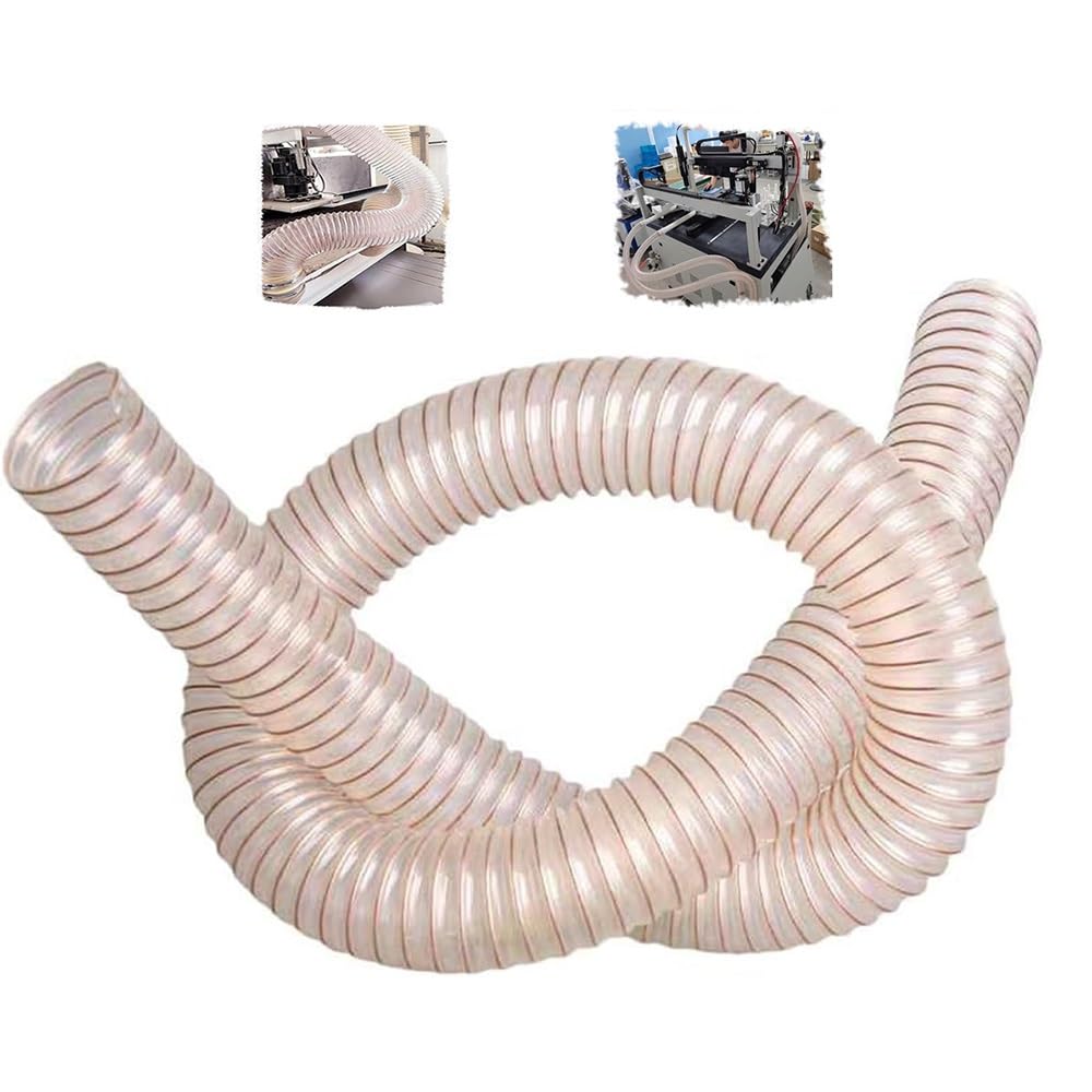 Manguera De Aspiración De Poliuretano 5 6 8 10m Tubo Flexible Para Plantas Industriales 60 63 70 75 80 125 200mm Espesor De Pared 1.5mm(6m/19.6ft,150mm-5.9in)