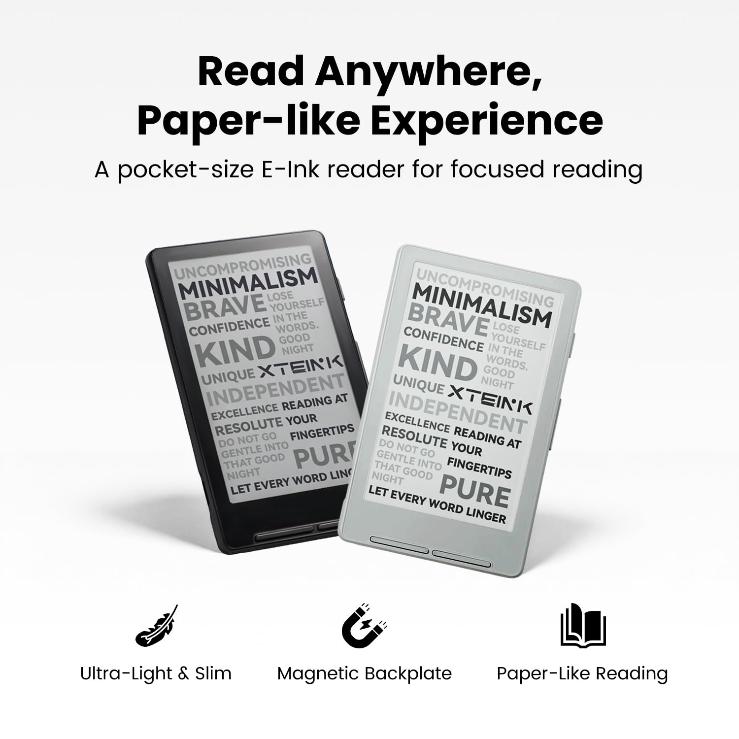 XTEINK X4 【ホワイト】電子書籍リーダー 4.3インチ16GB XTEINK X4 E-Book Reader, 4.3