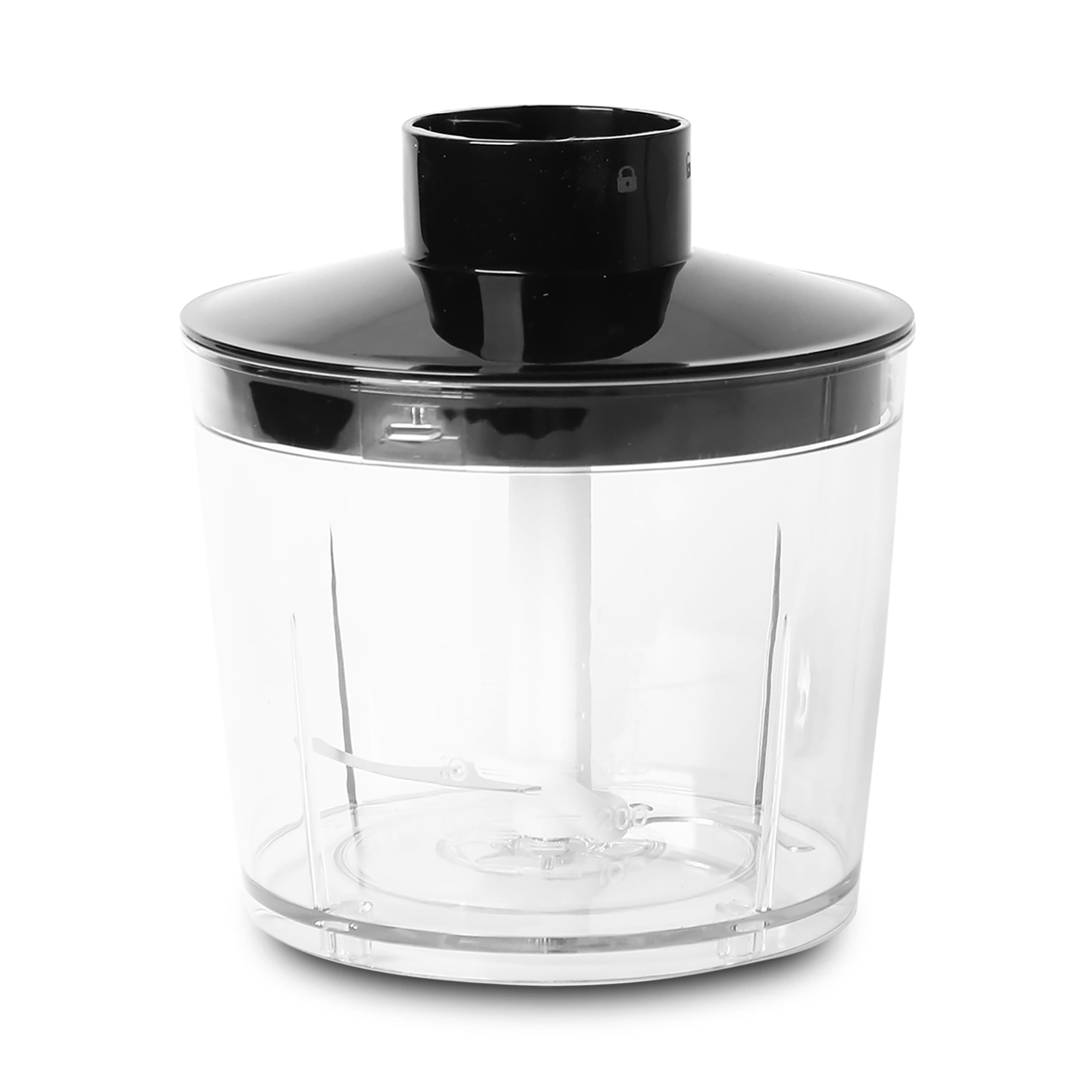 EMERIO HB-130492 blender ręczny 4 w 1 z 2 prędkościami + funkcja Turbo | stal nierdzewna | blender ręczny + trzepaczka + rozdrabniacz wielofunkcyjny 500 ml + kubek z miarką 700 ml | kabel 1,2 m |