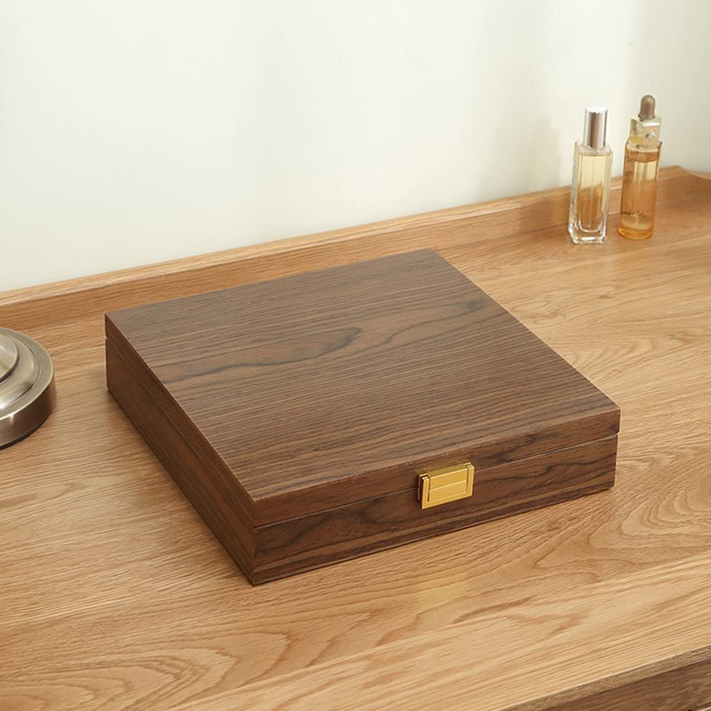 Sieradendoos Organisator Draagbare Houten Sieraden Ring Oorbel Sieraden Display Box Lade Houder Stand Sieraden Opbergdoos Showcase Opslag Cadeau Oorbellen Opslag (Size : F
