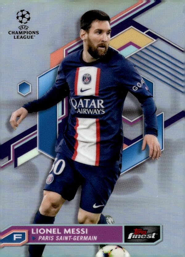 Amazon.com: 2022-23 TOPPS FINEST UEFA REFRACTOR #30 LIONEL MESSI