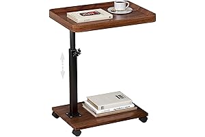 Adjustable Couch Tables That Slide Under - 360° Swivel