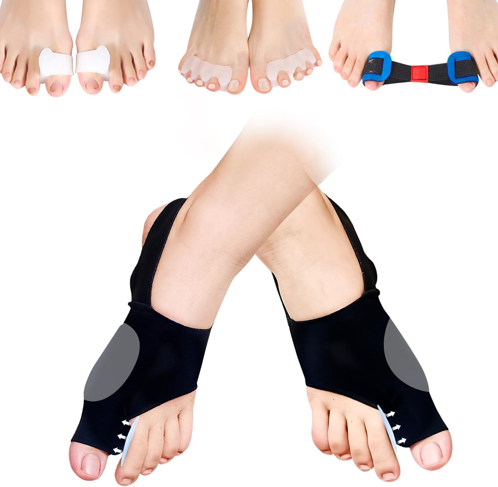 Amazon.com: 2 Pairs Bunion Corrector Sock - 2023 New Orthoes Bunion ...