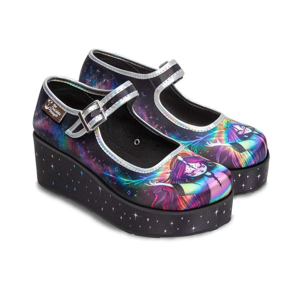 Hot Chocolate Design Chocolaticas Pagan Spirit Women's Mary Jane Platform Multicoloured HCD 37