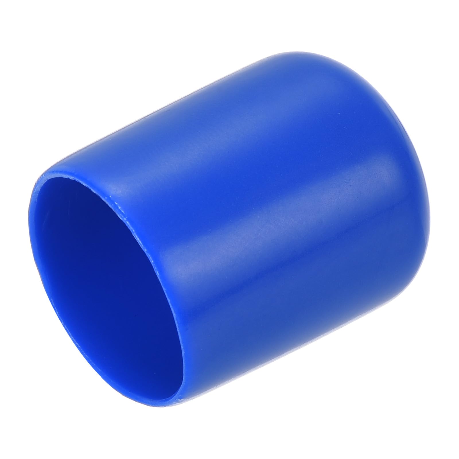 uxcell 20pcs Rubber End Caps 21mm ID Vinyl Round Tube Bolt Cap Cover Screw Thread Protectors Blue