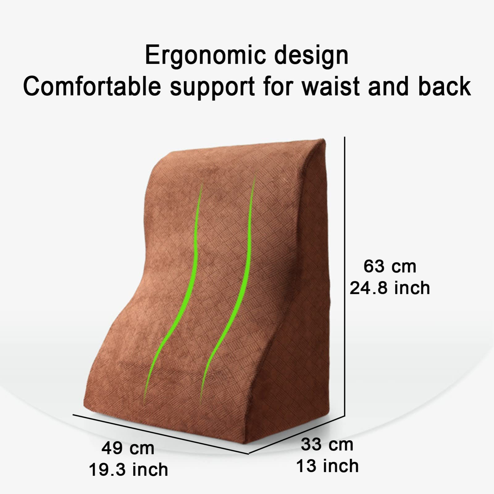 Beinkissen Memory-Schaum für Rücken-,Hüft- und Beinschmerzen,Ödeme sowie zur besseren Durchblutung Venenkissen für die Beine,Ergonomisches Keilkissen und Beinauflage B