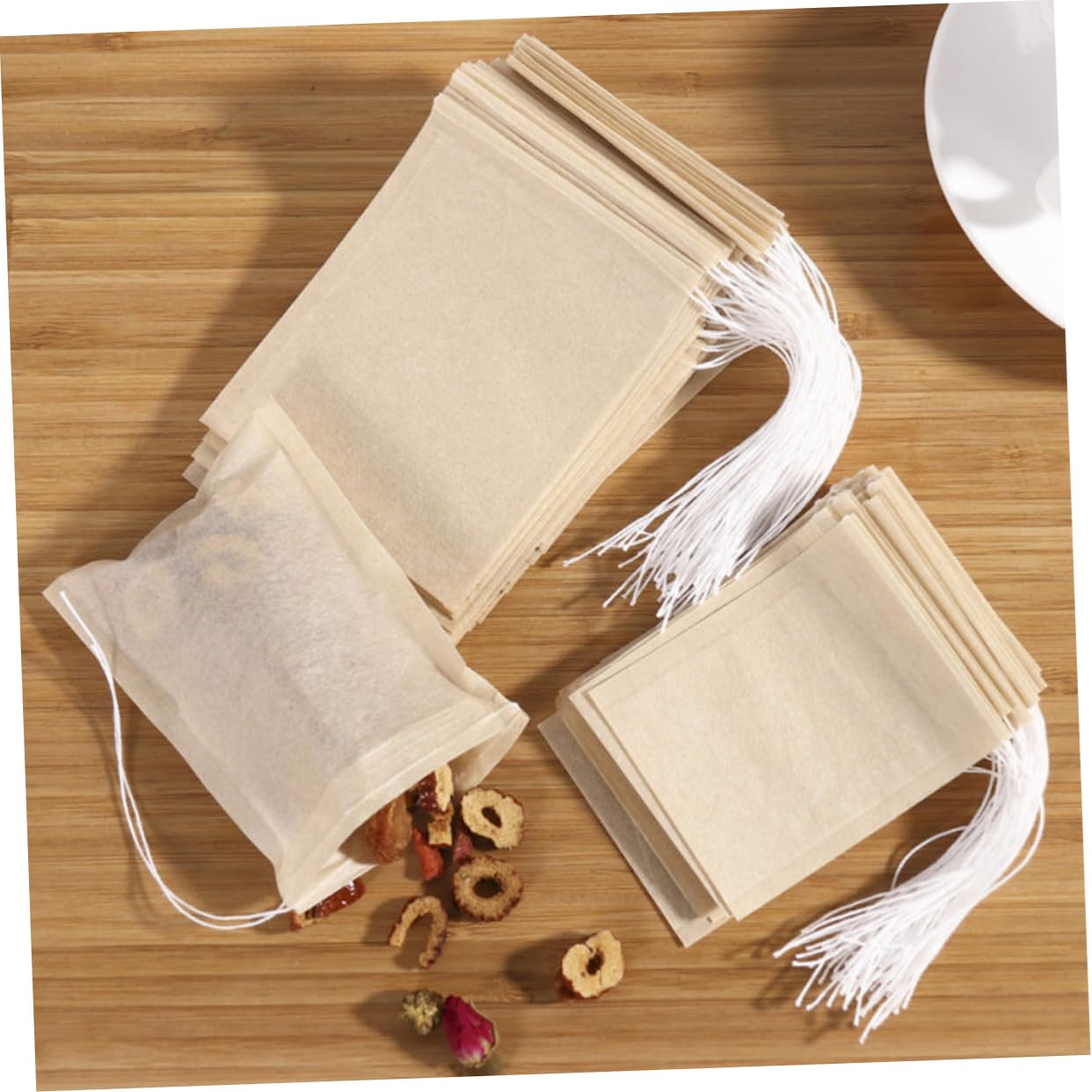 PRETYZOOM 900piezas Bolsas De Té Desechables Cordón Para Infusiones De Café Especias y Hierbas Material Seguro y Ligero Para Uso Diario