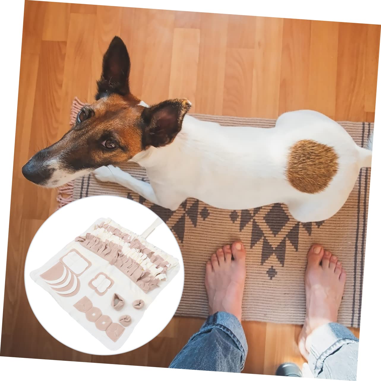 Housoutil Fütterungsmatte für Haustiere rutschfeste Hundetrainingsunterlage Schnüffelunterlage für Haustiere Spielmatte für Hunderassenmatte