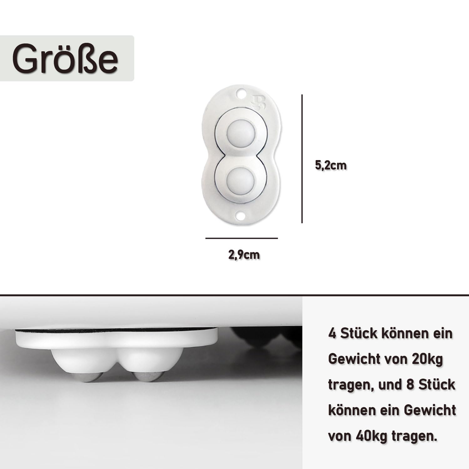 360 kogelwielen, rubber, klein, zelfklevend, sterk rolwiel voor meubels, keukenapparaten, mini-kogelrollen, meubelwielen, klein, zelfklevend, zwart, 16
