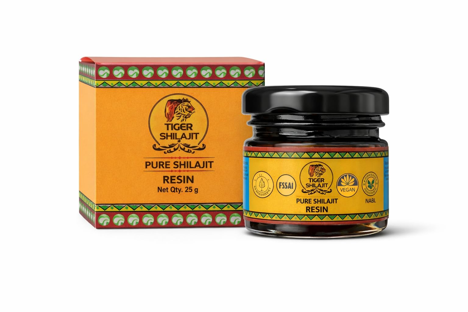 - Tiger Himalayan Shilajit Resin | 100% Pure & Natural | Sourced from Nepal Himalayas | Energy, Strength & Stamina Booster