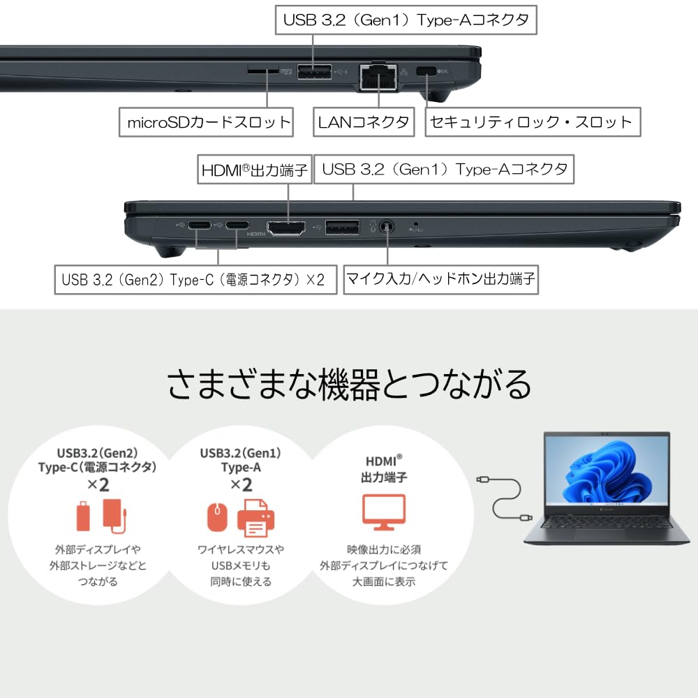 Amazon.co.jp: dynabook: GA/ZA（軽い13.3型/AMD）