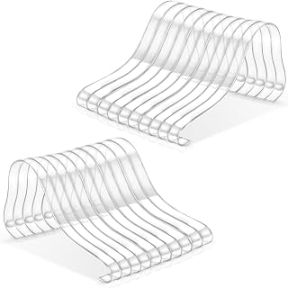 20 Pcs/10 Pair Clear Acrylic Sandal Display Stand Sandal Shaping Inner Supports Shoe Trees Shaper Inserts for Shopping Center,Shoe Retail Shop or Home Display Storage