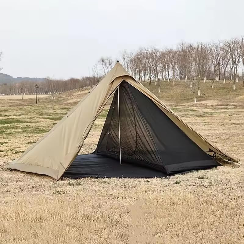 Miniatura 6 de Teepee Tent, Waterproof Windproof Hot Tent with Stove Jack, 2 Person Tent for Camping, Hiking, Bushcraft, Bikepacking, Travel