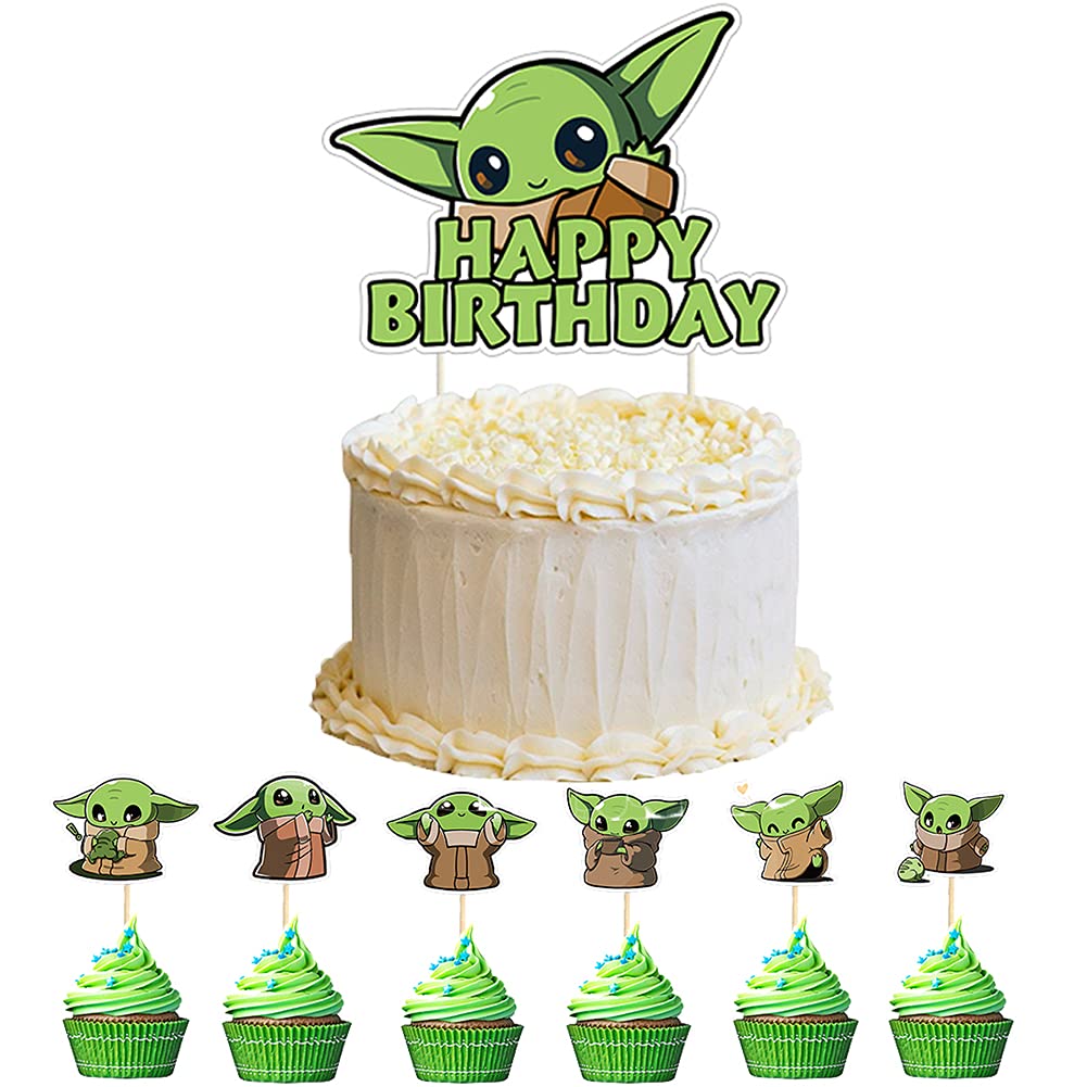 Buy Awyjcas 25 pcs Baby Yoda Party Decoration,Baby Yoda Cake Topper