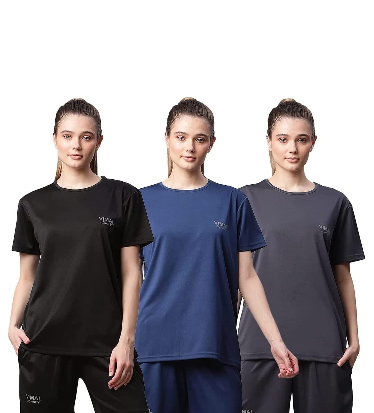 mack jonney Regular Fit Women Tshirts Pack of 3-MACK57689-picture-26