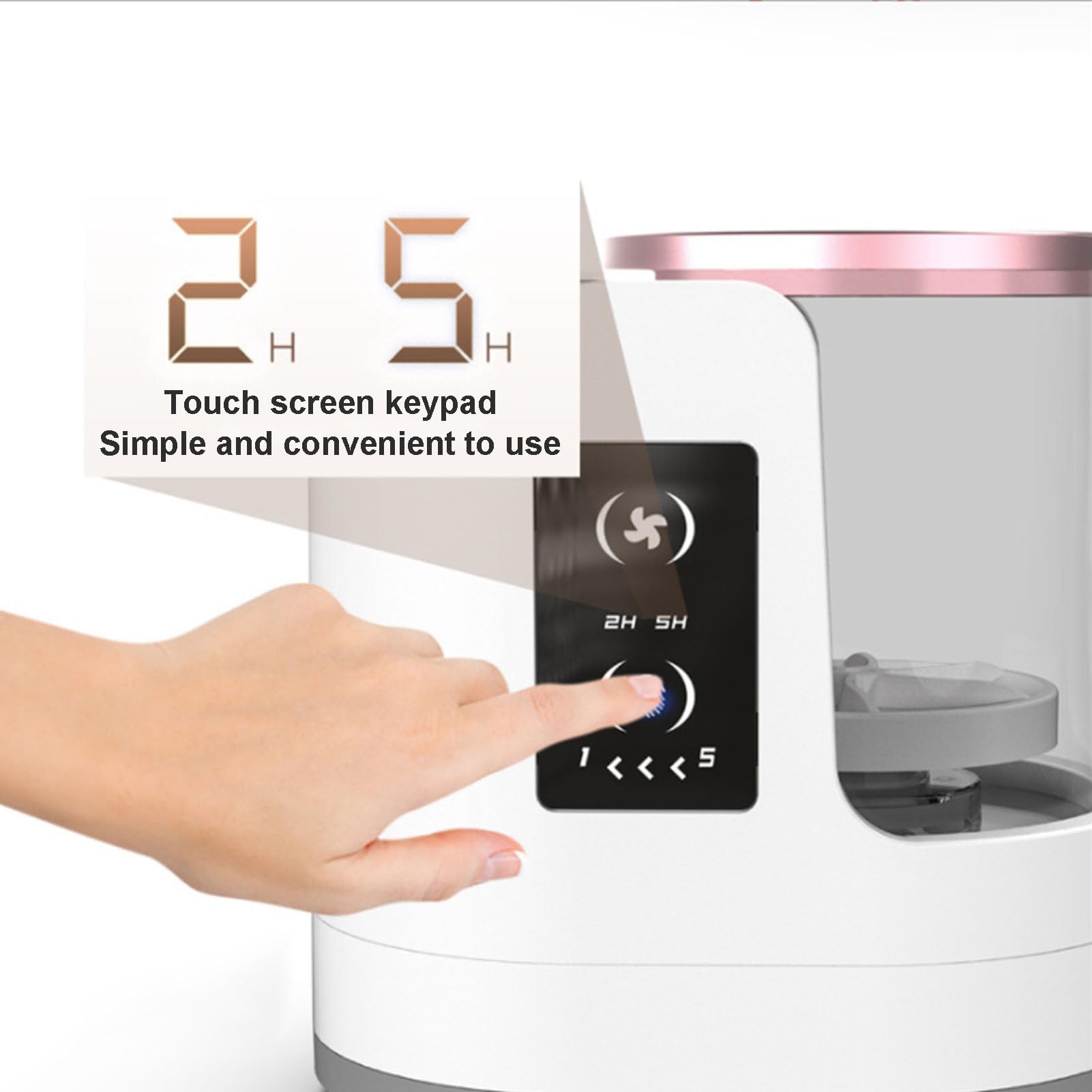 FLEXMAN Elektrische Make Up Pinsel Reinigungsmaschine, 3 in 1 One Key Design Automatisches Plug in Kosmetikpinsel Waschgerät mit Trocknerständer