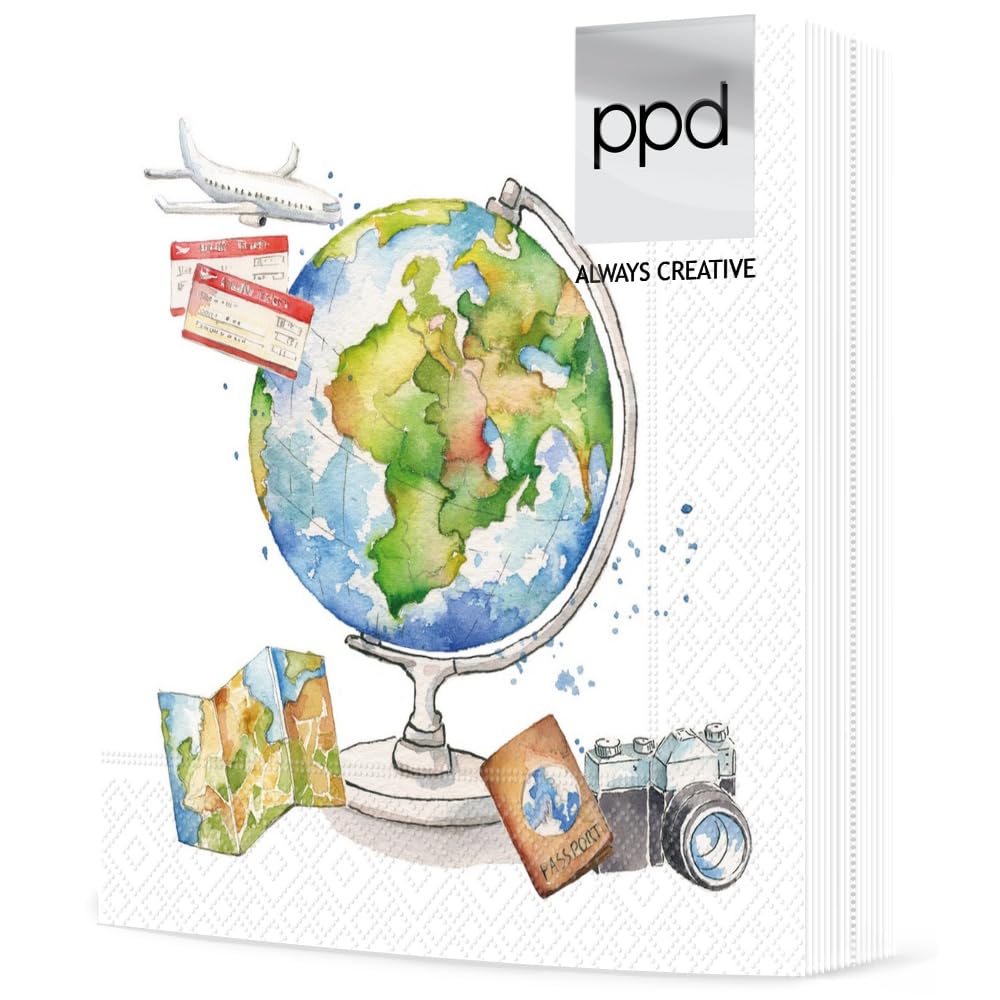 Lot De 20 Serviettes En Papier Avec Motif : Villes Et Pays Des Pays-Bas - Les Plus Beaux Côtés Comme Décoration De Table - Serviettes En Papier Avec Motif - Convient également