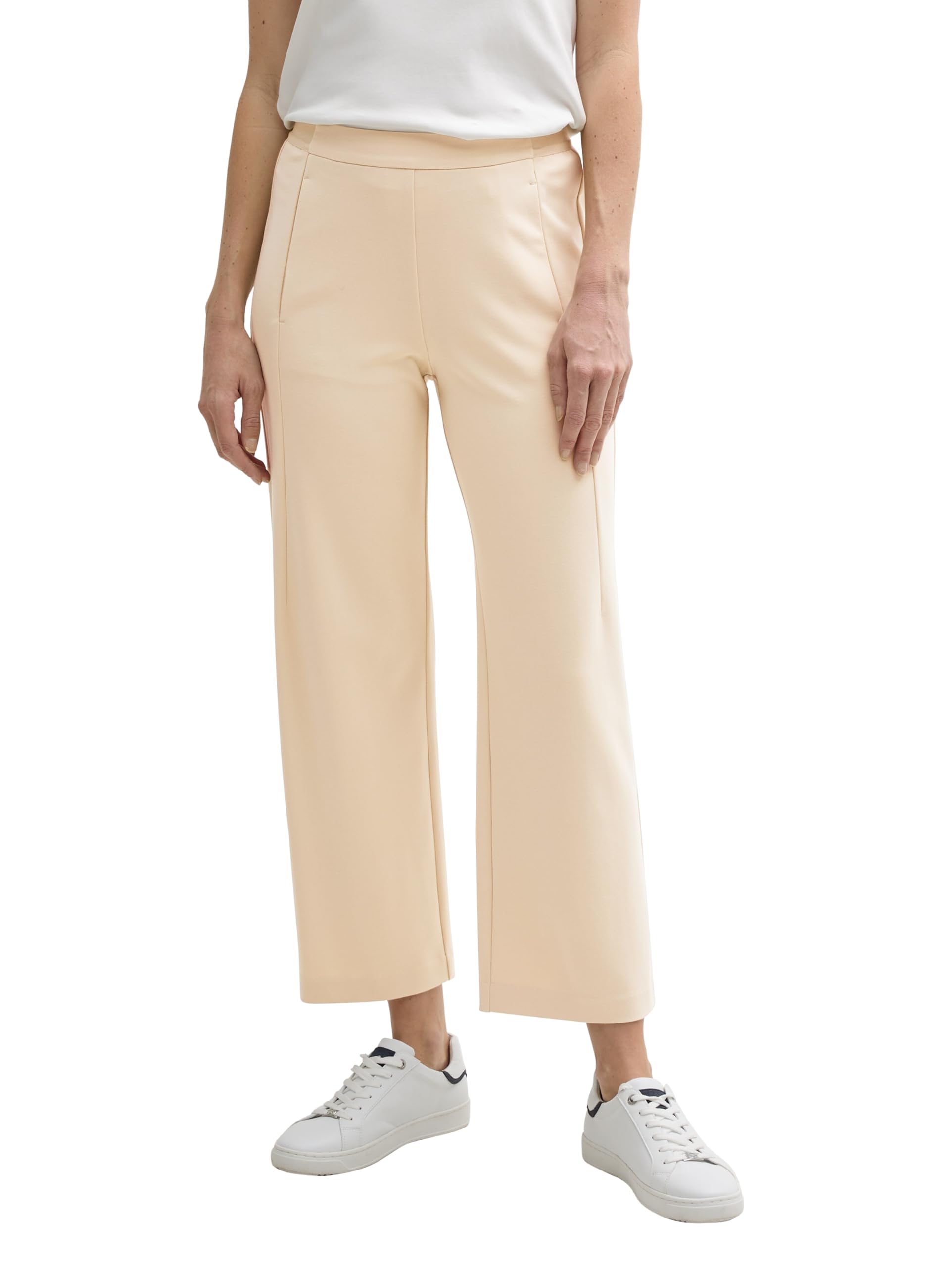 Tom Tailor Damen Cropped Straight Leg Hose