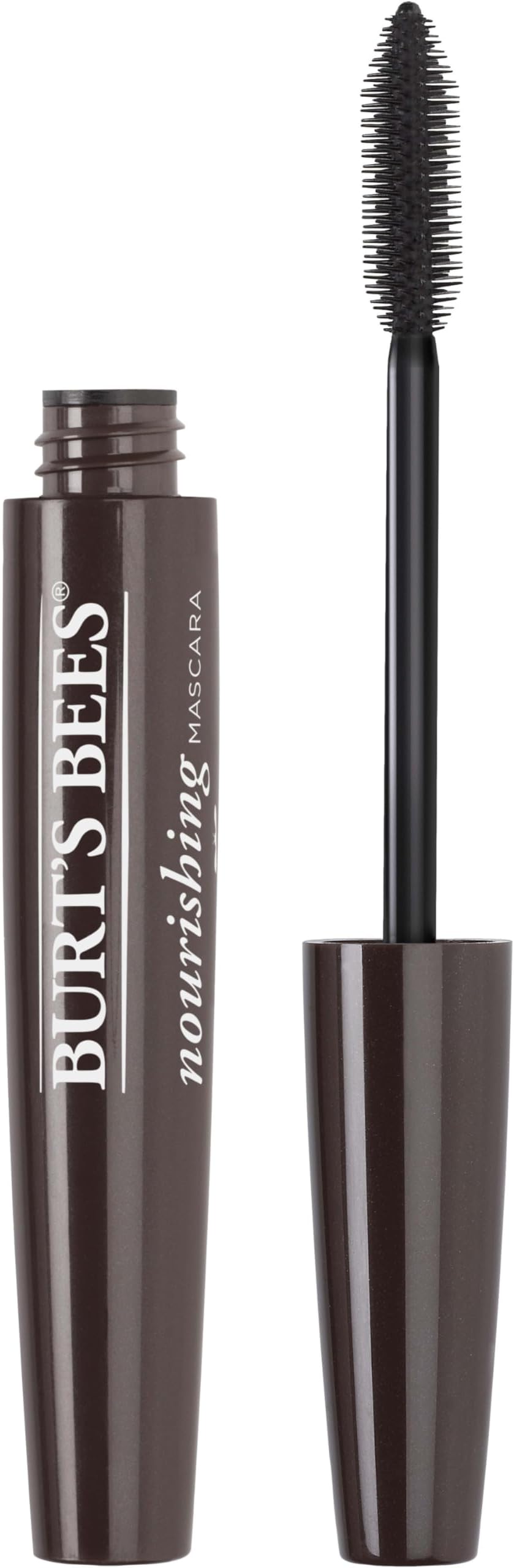 Burt's Bees 100% Natural Nourishing Mascara, Black Brown, 0.4 Ounce
