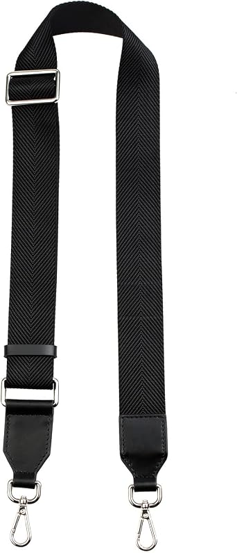 Jiesinlov Black Purse Straps Replacement Crossbody Shoulder for HOBO Handbag Adjustable