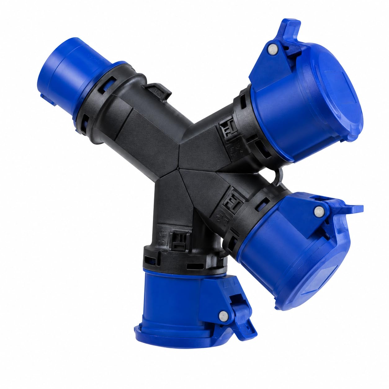 Adaptador CEE Caravana y Camping - Enchufe Industrial 3 Tomas 2P+T 16A IP54 230V SpeedPRO