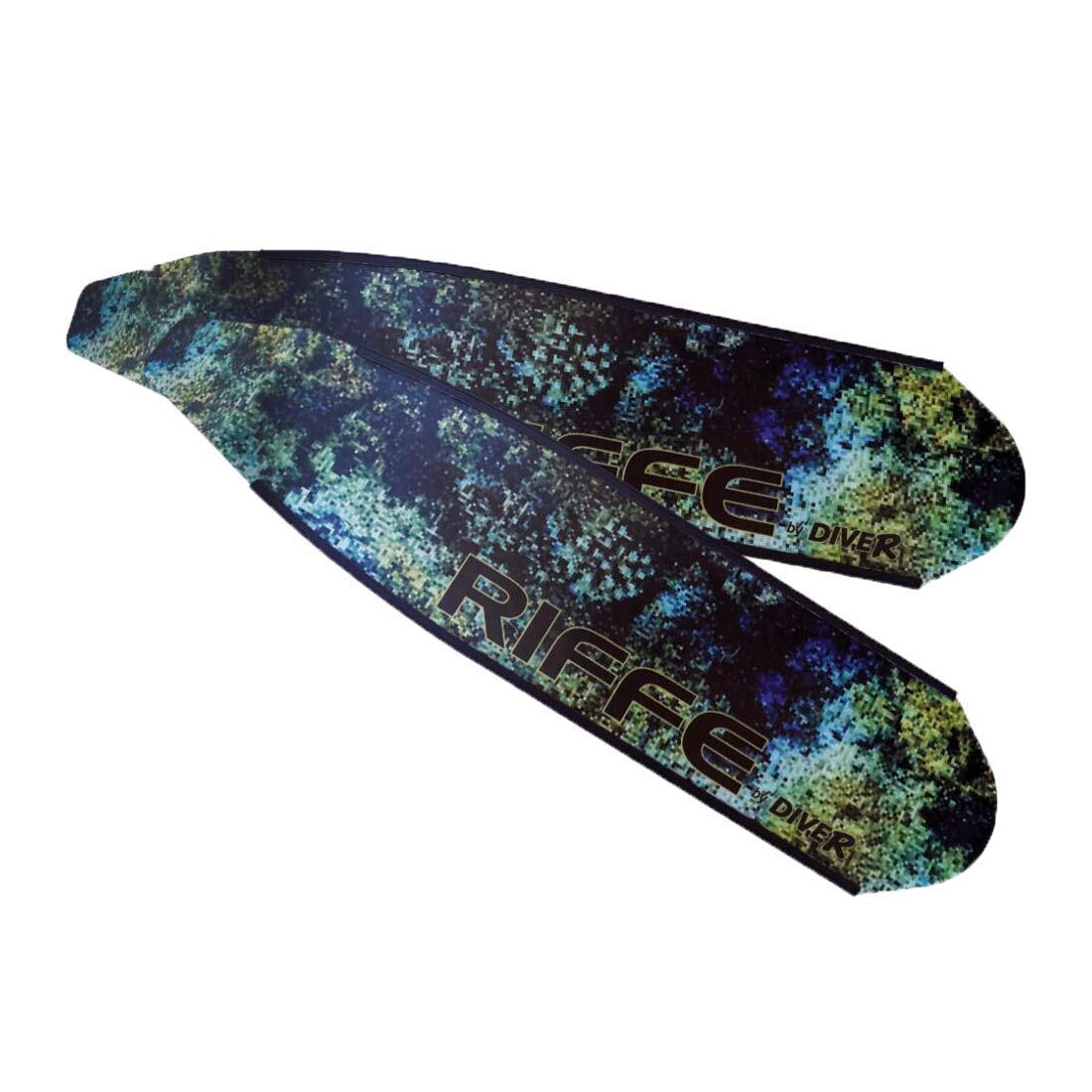 Riffe/DiveR Carbon DIGI-TEK Fin Blade ONLY - Sold in Pairs (Soft)