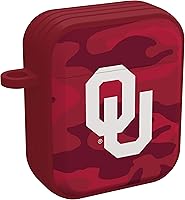 Vista 5 de AFFINITY BANDS Oklahoma Sooners Camo HDX - Funda compatible con Apple AirPods Generaciones 1 y 2