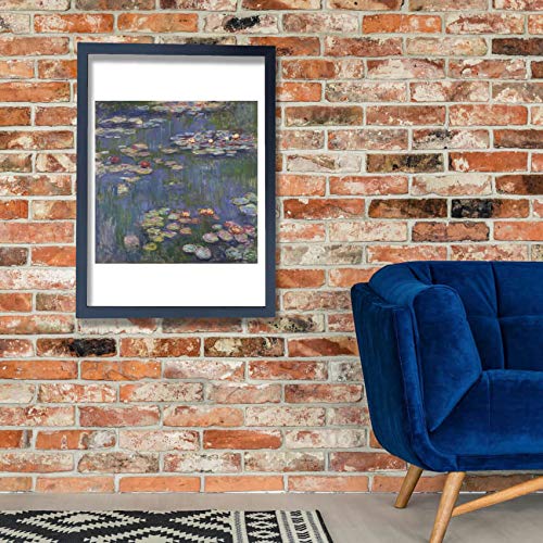 Affiche Claude Monet Nénuphars violets encadrée le cadeau idéal pour amateurs d'art