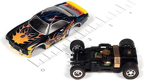 Miniatura 3 de Auto World Hot Wheels Flames Xtraction - 1969 Camaro SS HO Scale Slot Car