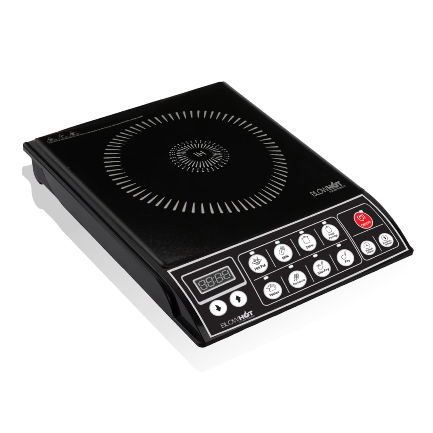BLOWHOT 2000 Watt Push Control Basic Induction Cooktop A9 User Manual