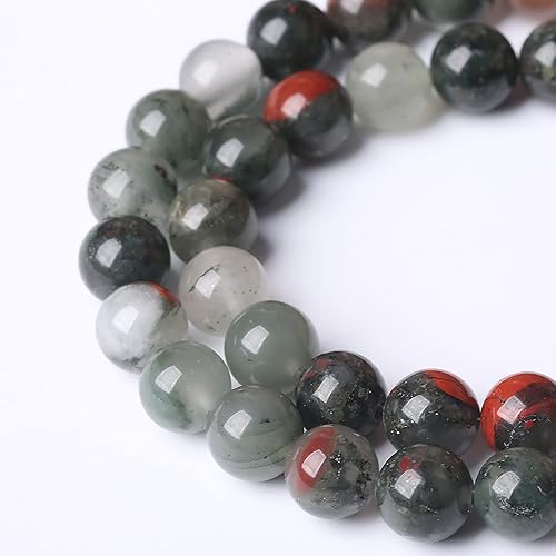 Miniatura 58 de 6mm 66pcs Natural White Porcelain Agates Stone Round Beads for Jewelry Making Spacer Loose Spacers Beads DIY Bracelets 15" Strand