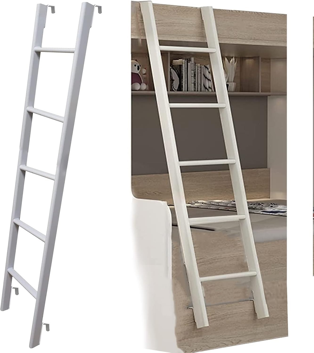 RV Bunk Ladder, Universal Bed Ladder, Hanging Twin Ladder with Metal
