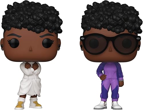Funko Pop! Wakanda Forever Set de 2 - Shuri en vestido blanco y Shuri en chándal morado