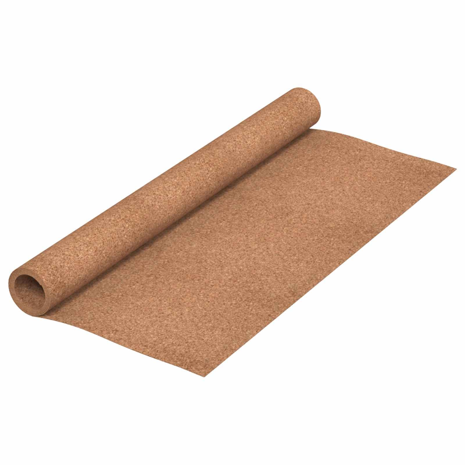 Korkrolle 10m x 100cm x 5mm, Wandkork für Pinnwand, Schallisolierung und Raumgestaltung, ökologische Dämmrolle für Wohnraum