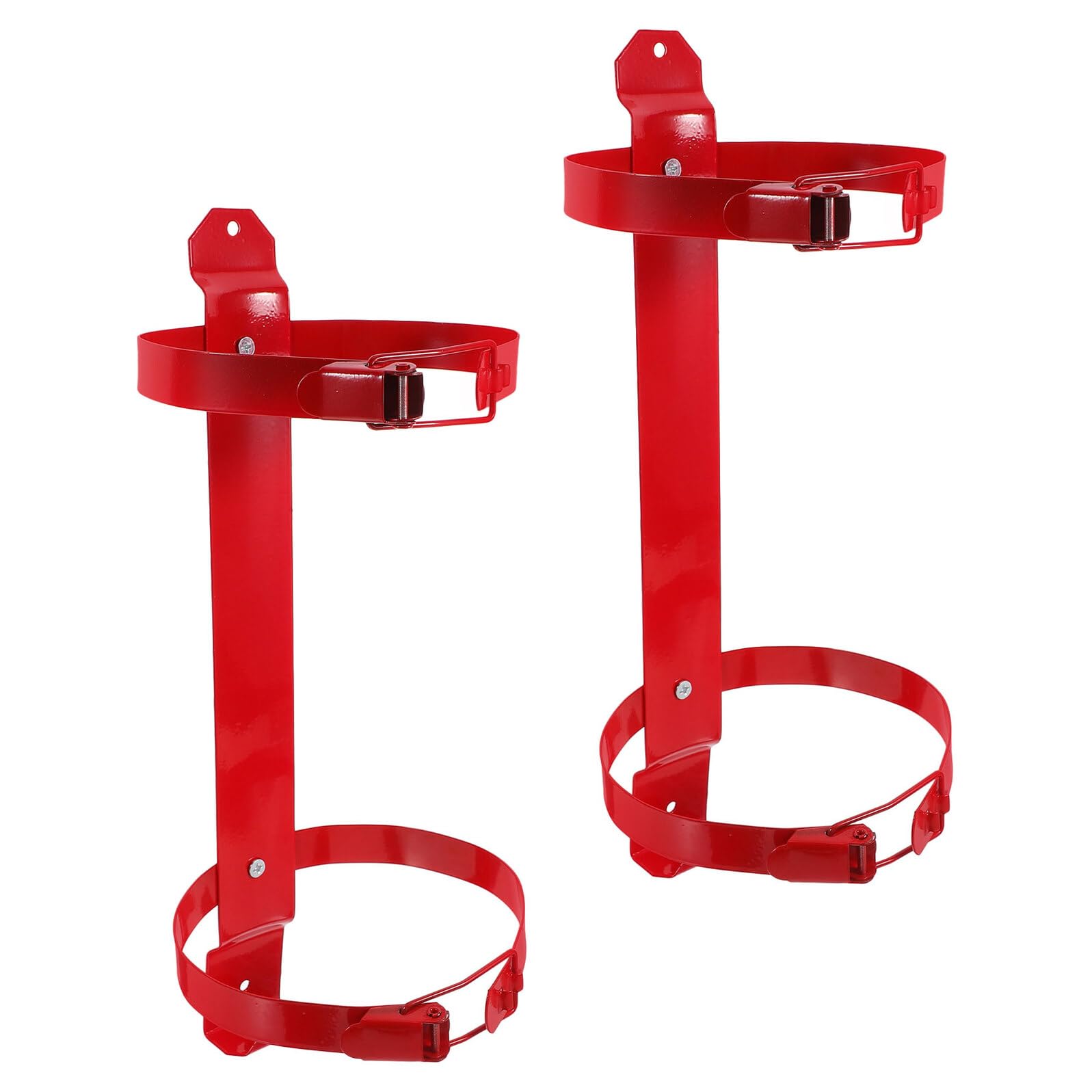 2 Piezas Soporte para Extintor de Incendios Doméstico de 3/4 Kg, Soporte de Pared Ajustable de Alta Resistencia, Paquete para Garaje, Hogar y Uso Marino