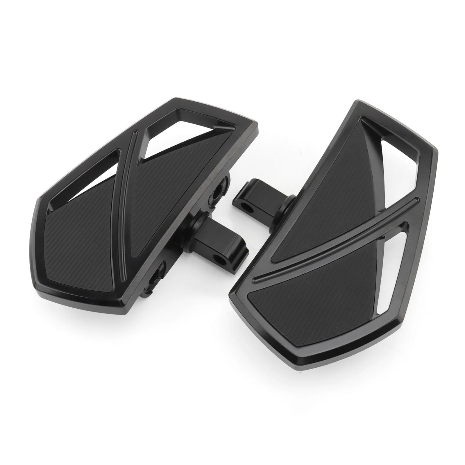 Estriberas Moto para Indian para Chief para Vintage para Springfield para Victory para Boardwalk para Hammer para Kingpin para Vegas para Phantom Foot Pegs Reposapiés(Floorboards Black)