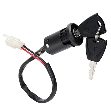 Wingsmoto Ignition Key Switch Lock 2 Wire Electrical Scooter 2 Position